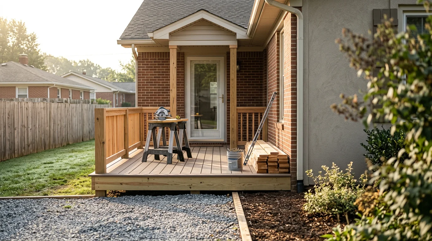 Hard Knox Home Improvement LLC crew working on a residential renovation in Knoxville, Tennessee